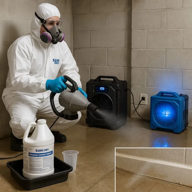 Sanitization and Odor Removal process in Toro Canyon, CA